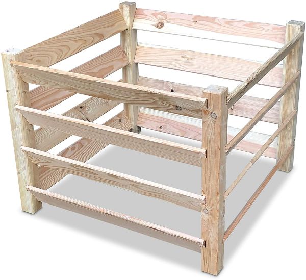 compostador de madera